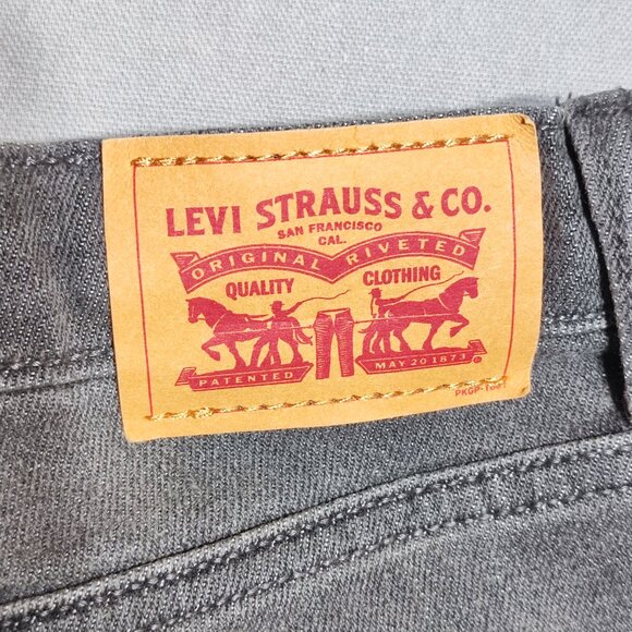 Levi's jean shorts women's size 16 grey classic - Picture 5 of 11